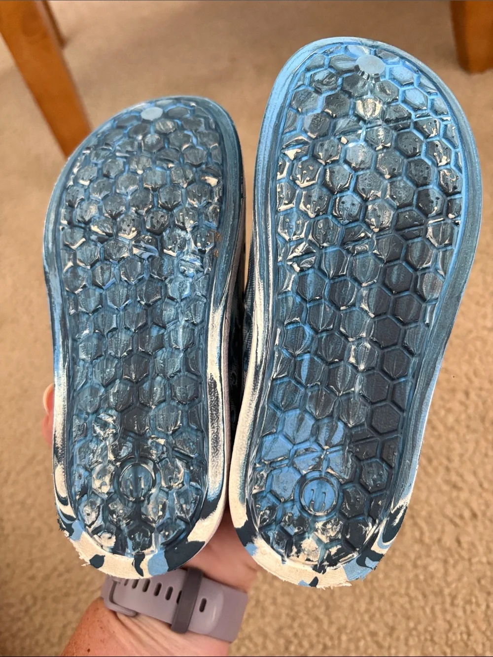 Cat & Jack Kids Blue Marbled Slip-On Water Shoes